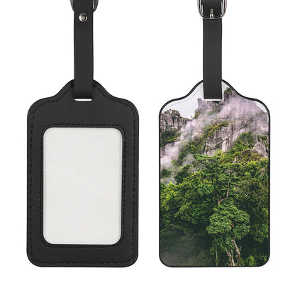 High Mountain Print Luggage Tag