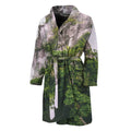 High Mountain Print Men's Bathrobe