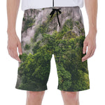 High Mountain Print Men's Beach Shorts