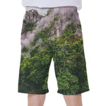 High Mountain Print Men's Beach Shorts