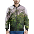 High Mountain Print Men's Bomber Jacket