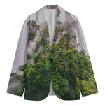 High Mountain Print Men's Cotton Blazer
