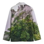 High Mountain Print Men's Cotton Blazer
