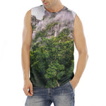 High Mountain Print Men's Fitness Tank Top