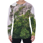 High Mountain Print Men's Long Sleeve T-Shirt