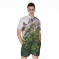 High Mountain Print Men's Romper