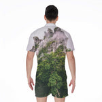 High Mountain Print Men's Rompers