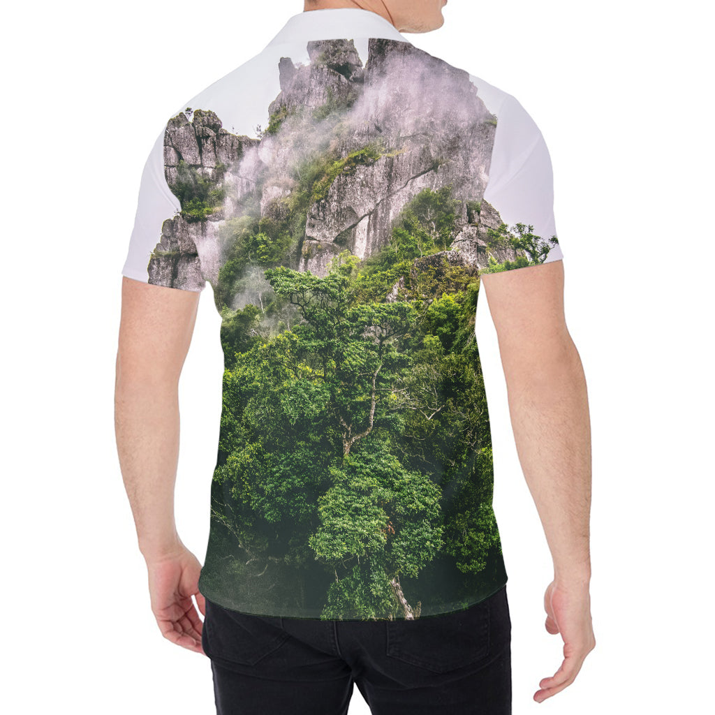 High Mountain Print Men's Shirt
