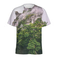 High Mountain Print Men's Athletic T-Shirt