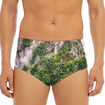 High Mountain Print Men's Triangle Swim Briefs