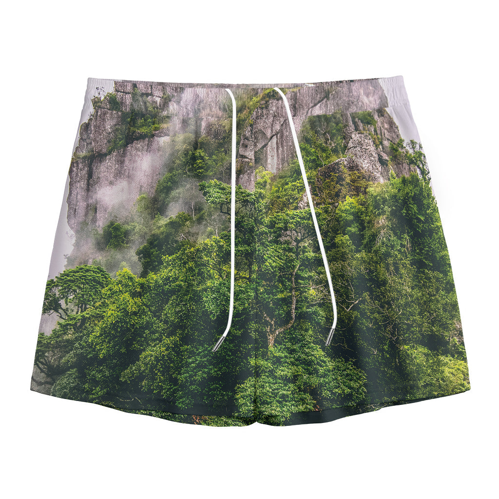 High Mountain Print Mesh Shorts