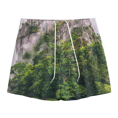 High Mountain Print Mesh Shorts