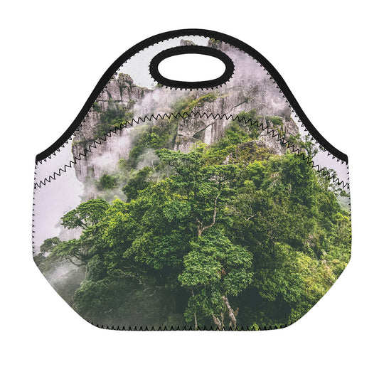 High Mountain Print Neoprene Lunch Bag