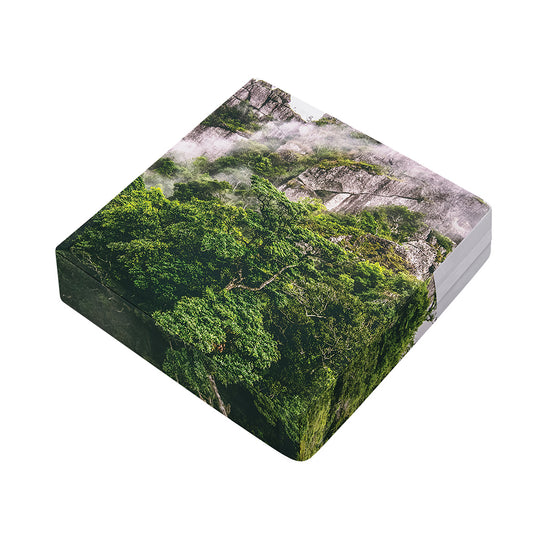 High Mountain Print Outdoor Seat Cushion Cover