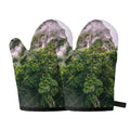 High Mountain Print Oven Mitts