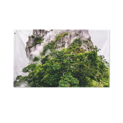 High Mountain Print Polyester Flag