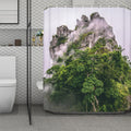 High Mountain Print Polyester Shower Curtain