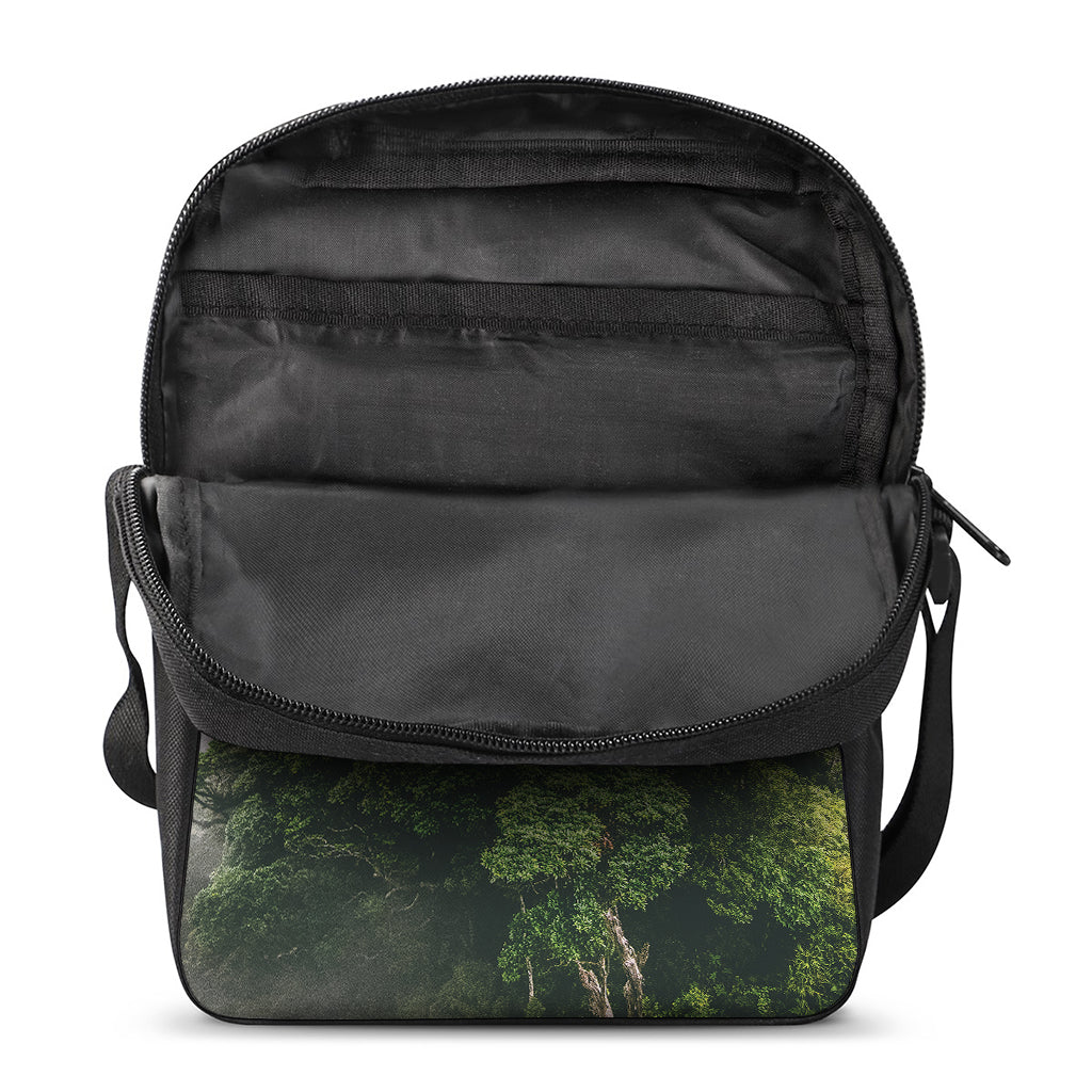 High Mountain Print Rectangular Crossbody Bag