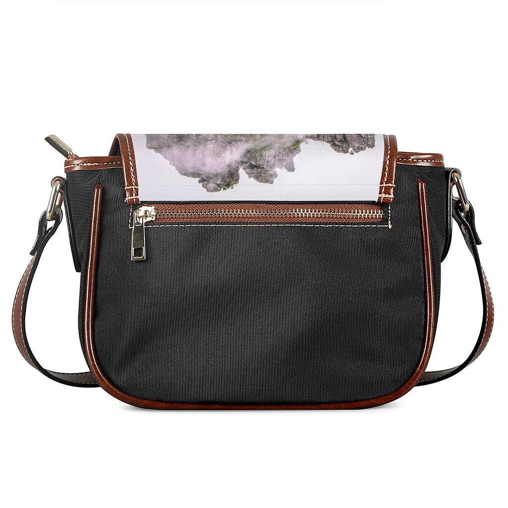 High Mountain Print Saddle Bag