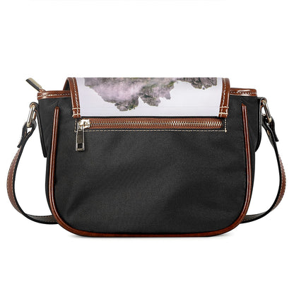 High Mountain Print Saddle Bag
