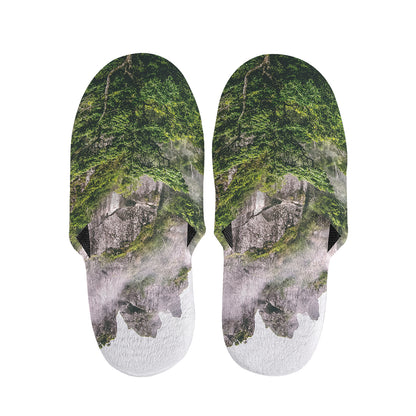 High Mountain Print Slippers