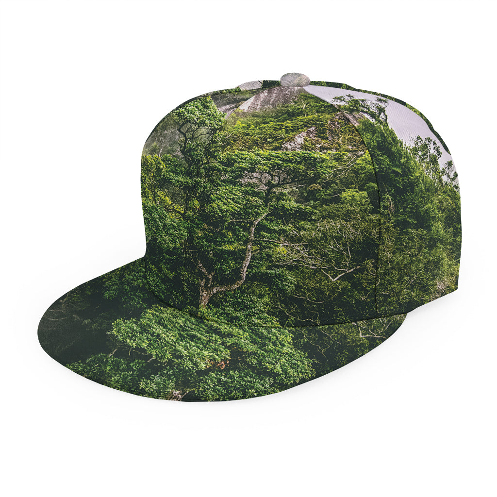 High Mountain Print Snapback Cap