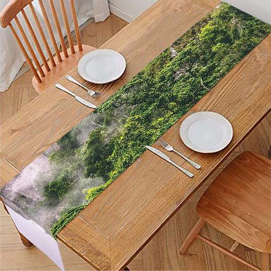 High Mountain Print Table Runner