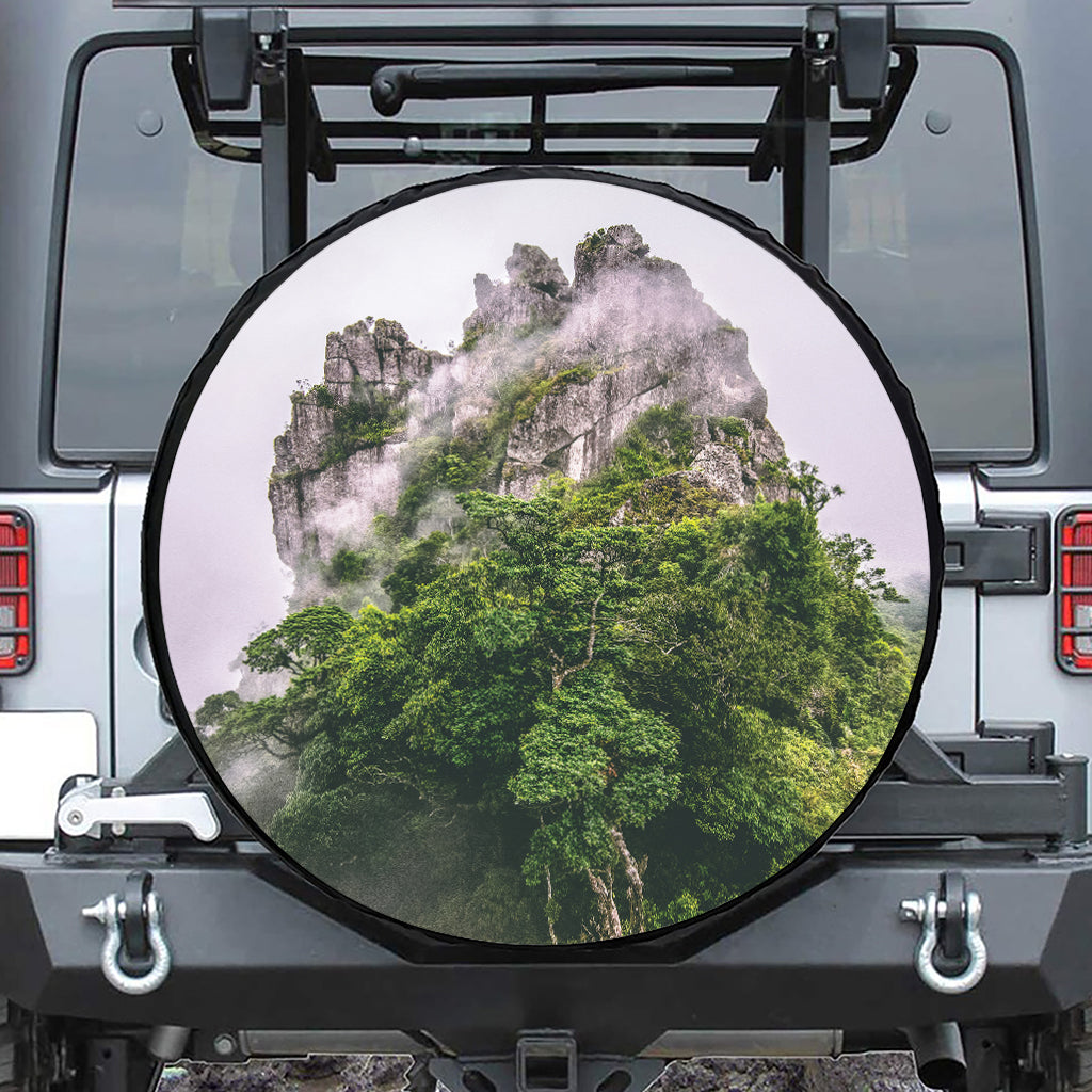 High Mountain Print Tire Cover