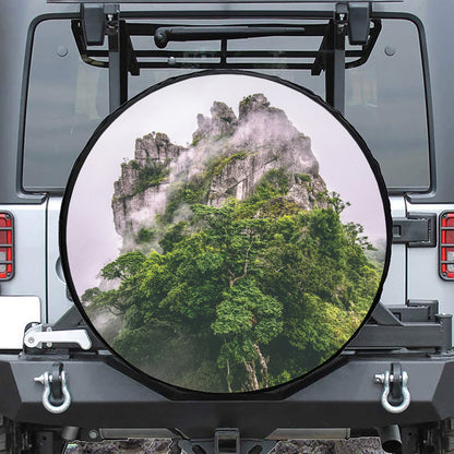 High Mountain Print Tire Cover