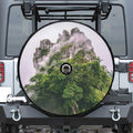 High Mountain Print Tire Cover With Camera Hole