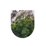 High Mountain Print Toilet Lid Cover