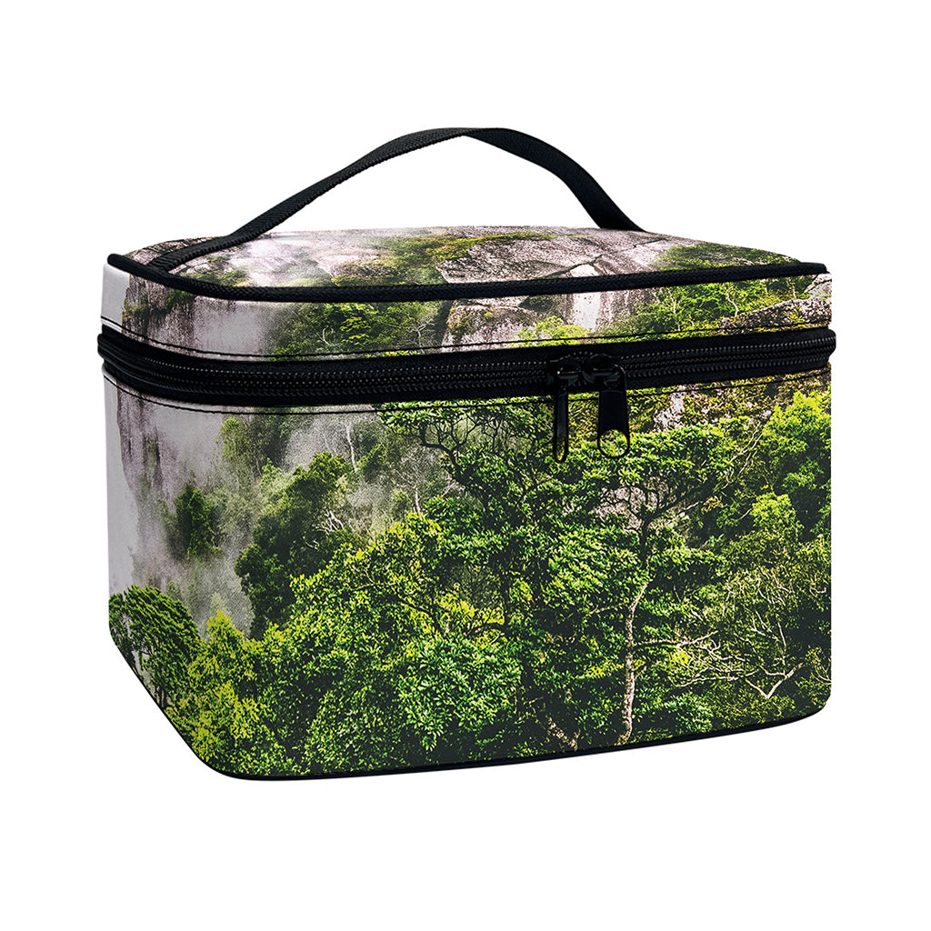 High Mountain Print Travel Makeup Bag