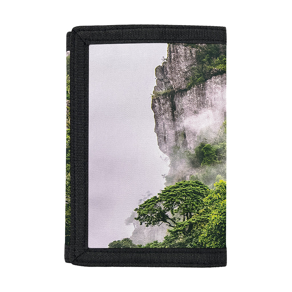 High Mountain Print Trifold Wallet