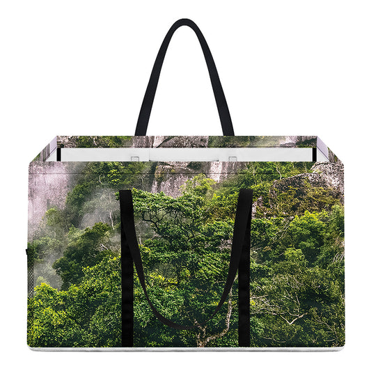 High Mountain Print Utility Tote Bag
