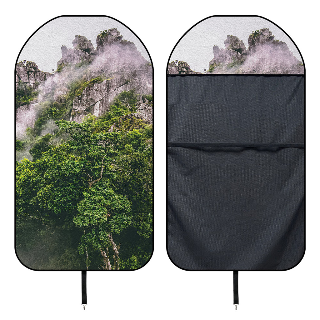 High Mountain Print Waterproof Car Seat Cover