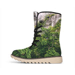 High Mountain Print Winter Boots