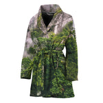 High Mountain Print Women's Bathrobe