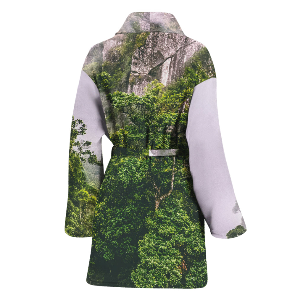High Mountain Print Women's Bathrobe