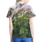 High Mountain Print Women's Polo Shirt