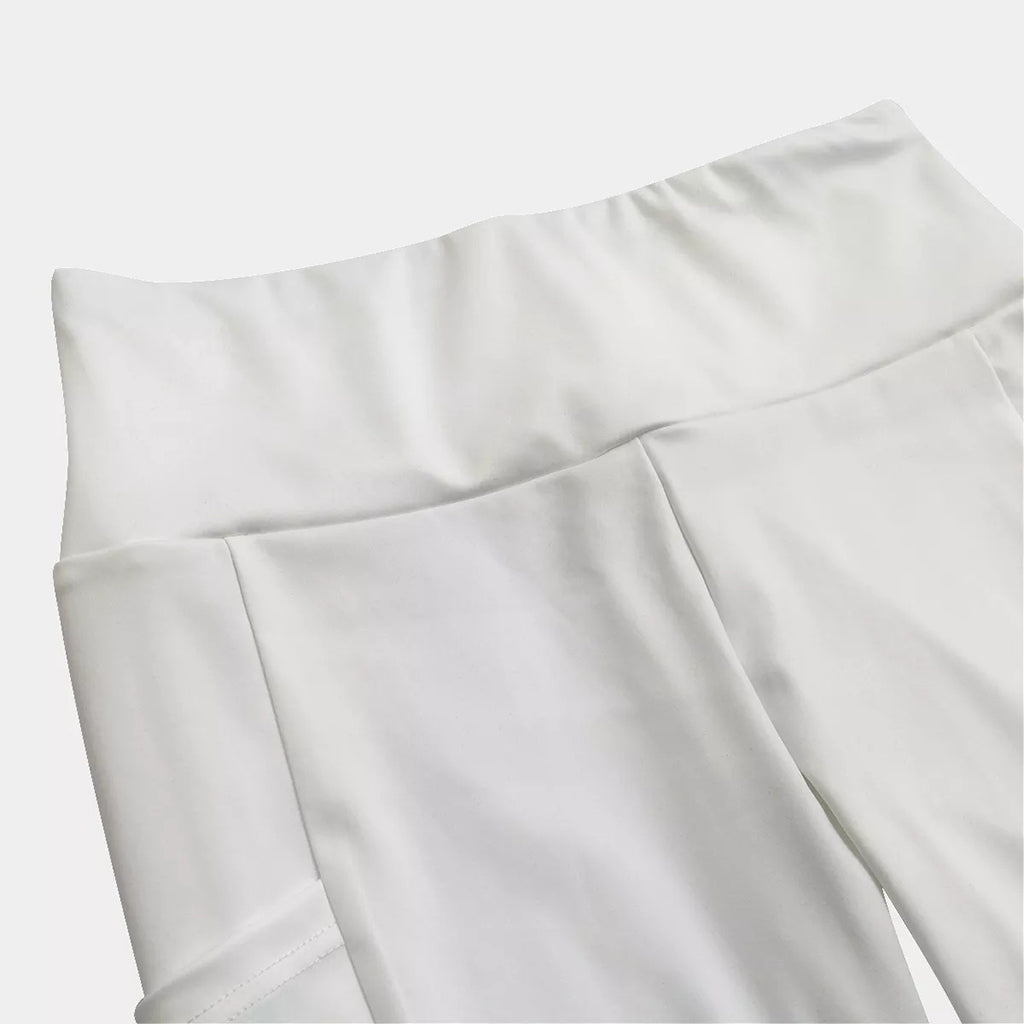 Vintage Coconut Tree Print High-Waisted Pocket Leggings