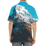 Himalaya Mountain Print Aloha Shirt