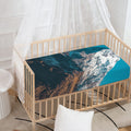 Himalaya Mountain Print Baby Crib Sheet