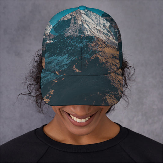 Himalaya Mountain Print Baseball Cap
