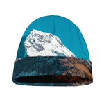 Himalaya Mountain Print Beanie
