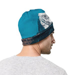 Himalaya Mountain Print Beanie