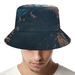 Himalaya Mountain Print Bucket Hat
