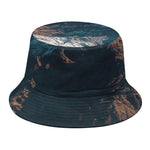 Himalaya Mountain Print Bucket Hat