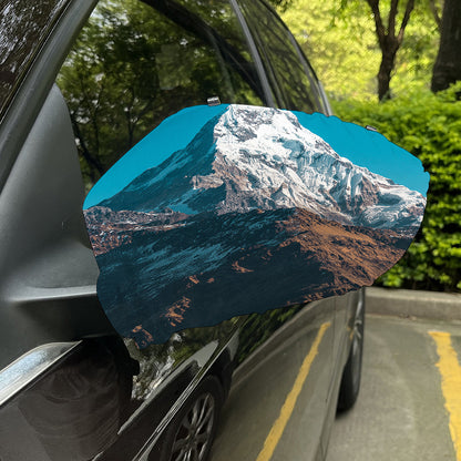 Himalaya Mountain Print Car Side Mirror Covers