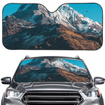 Himalaya Mountain Print Car Windshield Sun Shade