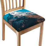 Himalaya Mountain Print Chair Cushion Cover